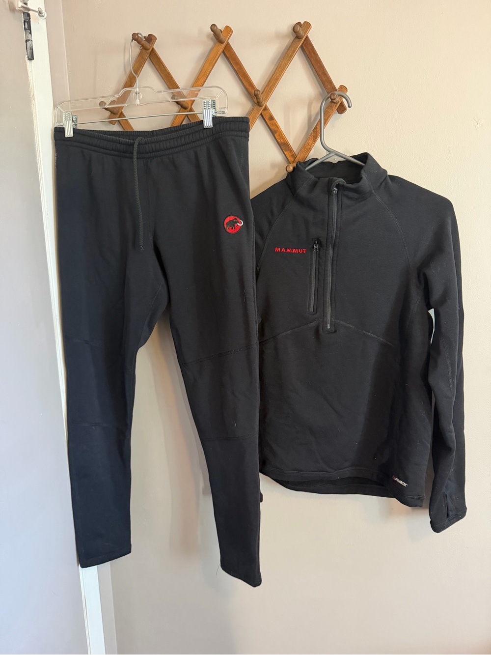 Mammut Polartec Power Stretch Expedition Baselayer Set Black Mens S Womens L